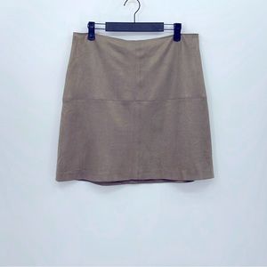KENAR Vegan Suede Skirt